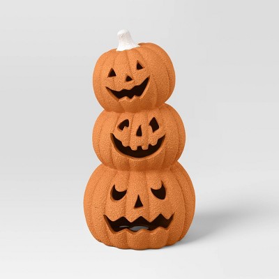 Ceramic Textured Tombstone Decorative Sculpture - Hyde and EEK! Boutique™ Black
