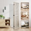 Wooakway Wood Room Dividers 5.6Ft Tall and Folding Privacy Screens for Home, Office - 2 of 4