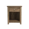 Galano Oller 1-Drawer Nightstand (23 in. H x 18.7 in. W x 15.7 in. D) in Knotty Oak, Dusty Gray Oak (Set of 2) - 3 of 4