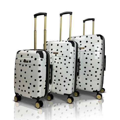 19V69 Italia Vintage Expandable Hard Spinner Luggage Set (3 Piece