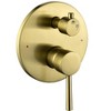 ONWITH Wall Mounted Shower System with High Pressure 10" head Handheld Shower Set - 3 of 4