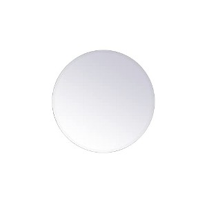 Elegant Lighting Gracin Round Mirror 28 inch in Clear - 1 of 4