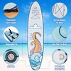 Costway Inflatable Stand Up Paddle Board Surfboard W/Aluminum Paddle Pump - 4 of 4