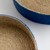 Plum & Post Tiana Seagrass Round Decorative Baskets Set of 2 - 4 of 4