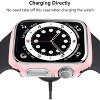 Worryfree Gadgets Bumper Case with Screen Protector for Apple Watch 38mm, White/Silver - 4 of 4