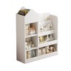 CAVINAS Bookcases for Living Room Toy Storage Organizer Kids Wood Display Bookcase Children Multi Shelf Cubby for Books, Toys Shelf - 2 of 4