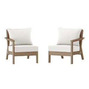 WestinTrends Avalon Outdoor Patio HDPE Sectional Sofa with Patio Cushions - 1 of 4