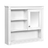 Chery Life 32''W x 28.7''H x 7.1''D Bathroom Wall Cabinet with Mirror & 4 Shelves, White - 4 of 4