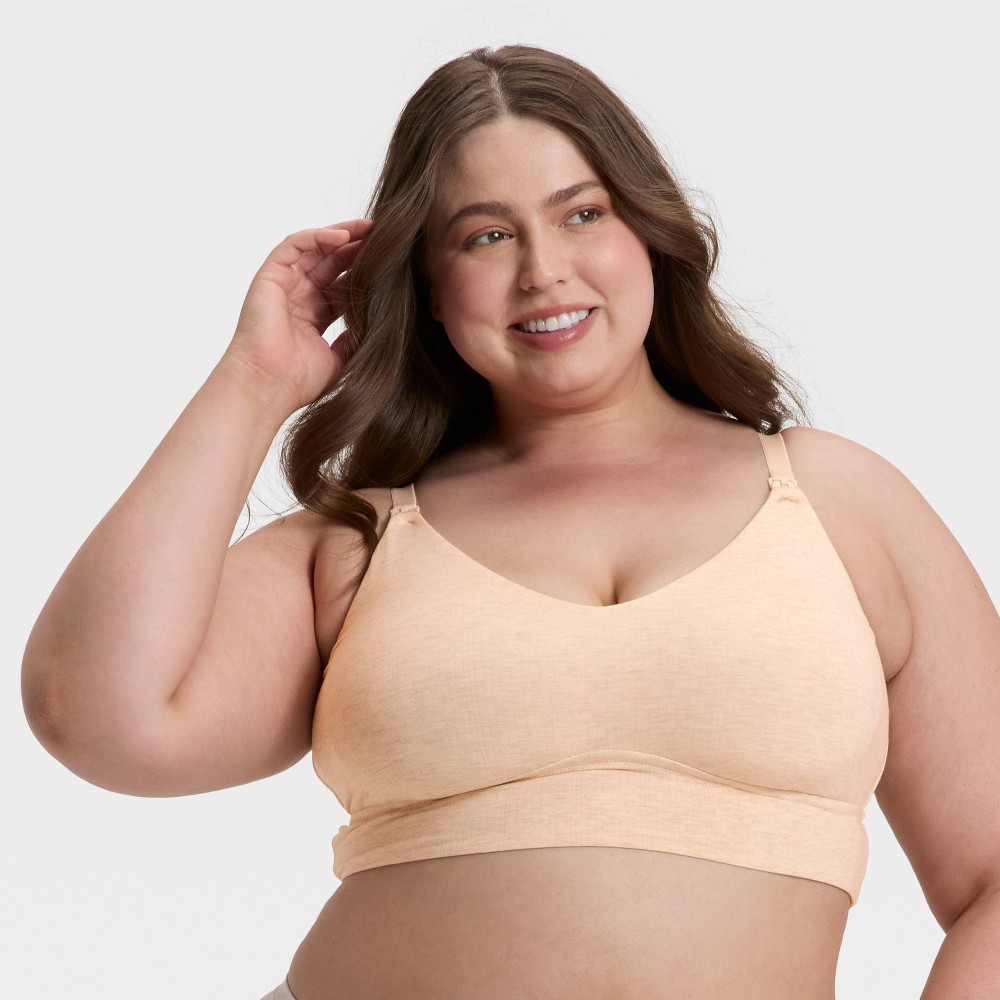 Women's Modal Blend Nursing Unlined Bralette - Auden™ Oatmeal XS