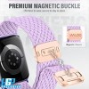 Waloo Braided Nylon Magnetic Loop Band For Apple Watch - 4 of 4