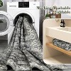 Vintage Washable Area Rug with Non-Shedding, Foldable Floral Print Rug with Non-Slip & Stain Resistant for Living Room, Bedroom - 4 of 4