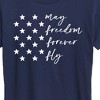 Women's - Instant Message - May Freedom Fly Forever Short Sleeve Graphic T-Shirt - 2 of 4