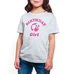Girls' - Barbie - Birthday Girl Short Sleeve Graphic T-Shirt - 1 of 4