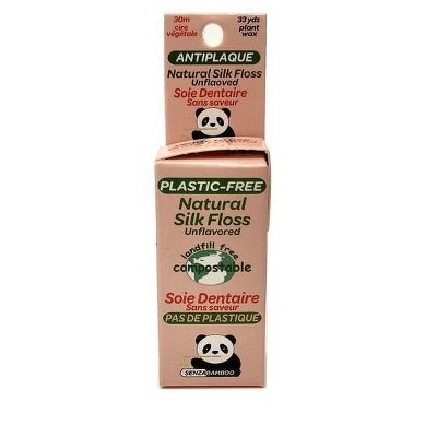 Natural Silk Dental Floss Unflavored by Senzacare  -  1 Container