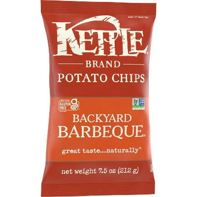 Kettle Brand Backyard Barbeque Kettle Potato Chips - 7.5oz