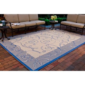 Courtyard CY2665 UV & Stain Resistant Non-Shedding Power Loomed Indoor/Outdoor Rugs - Safavieh - 1 of 4