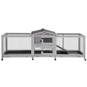 Aivituvin Easy Moving Large Indoor Bunny Quail Hutch(Inner Space 14.57ft²)-AIR65 - 1 of 4