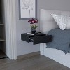 NicBex Floating Nightstand with Hidden Drawer Space-Saving Bedside Table End Table for Bedroom, Living Room, Office - 2 of 4