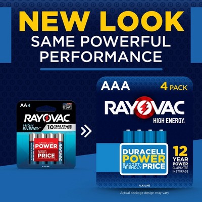 Rayovac High Energy AAA Batteries Alkaline Battery