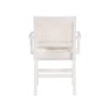 Meridian Furniture,Abby Cream Vegan Leather Dining Arm Chair, Set of 2 - 2 of 4