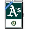 Trends International MLB Oakland Athletics - Logo 22 Framed Wall Poster Prints - 3 of 4
