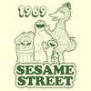 Men's Sesame Street Group Green Outline 1969 T-Shirt - 2 of 4