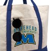 Morehead State University Primary Logo Canvas Tote Bag With External Pocket, Reusable Shoulder Bag for Shopping, School, Beach - 2 of 4