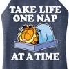 Women's - Garfield - Take Life One Nap Graphic High Neck Tank - 2 of 3