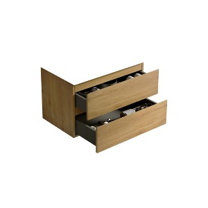 NicBex Floating Bathroom Vanity without Basin,Bathroom Sink Vanity with Drawers,24/30/36 inch Bathroom Sink Cabinet for Bathroom,White/Gray/Walnut/Oak - 1 of 3