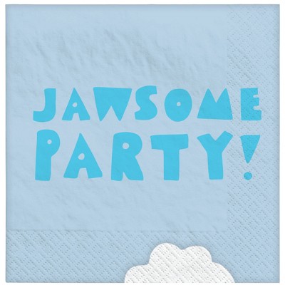 20ct Shark Lunch Napkin - Spritz™