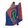 NCAA Florida Gators 60" x 80" Raschel Throw Blanket - 4 of 4