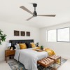 Parrot Uncle 52" Modern Indoor/ Outdoor Ceiling Fan with Remote Control - 2 of 4