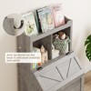 Kids Toy Organizer and Bookshelf with Flip-Top Chest, Wooden Storage Cabinet with 2-Cubby & Bookshelf - 4 of 4