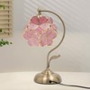 YIYIBYUS Floral Shape Desk Light, Stained Glass Table Lamp - 2 of 4