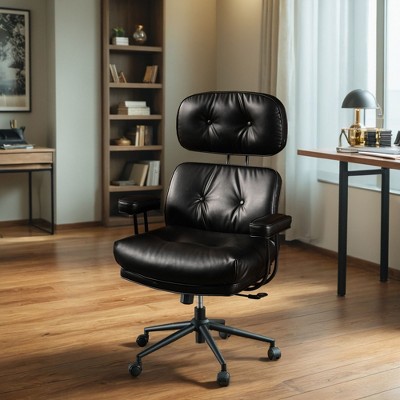 XIZZI High Back Executive Office Chair Recline Function 24.61" Wide Seat, Ergonomic Desk Chair with Comfy Lumbar Support & Neck Support
