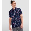 Tipsy Elves Patriotic Shirts for Men - USA Short Sleeve Button Up American Flag Shirts for Men for 4th of July - 2 of 3