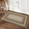 Washable Modern Geometric Bordered Area Rugs for Bedroom Living Room, Soft Non Slip Floor Carpet for Office - 2 of 4