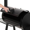 Captiva Designs E02GR006 Offset Charcoal Smoker: Heavy-Duty, Side Box, Built-In Thermometer - 2 of 4