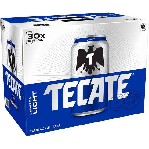 Tecate Light Mexican Lager Beer - 30pk/12 fl oz Cans - image 1 of 3