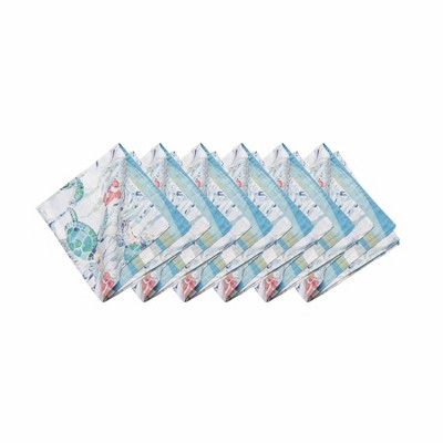 C&F Home Sea Turtle Cove Cotton Napkin Set of 6