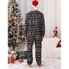 Matching Christmas Onesie, Print One Piece Pajamas, Hooded Holiday Sleepwear Nightwear for Men - 2 of 4