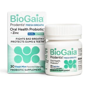 BioGaia Prodentis® Fresh Breath - Oral Probiotic Lozenges w/ Zinc - 1 of 4