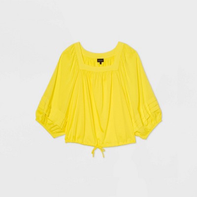 target yellow blouse