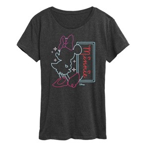 Women's - Disney - Minnie Mouse Short Sleeve Graphic T-Shirt - 1 of 4