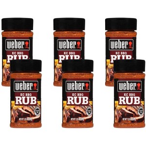 Weber Kansas City Barbecue Spice Rub - 6 pack, 7.25 oz - 1 of 4