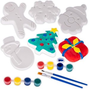 ArtCreativity Christmas Ceramic Painting Kit with 6 Ceramic Figures - 1 of 4