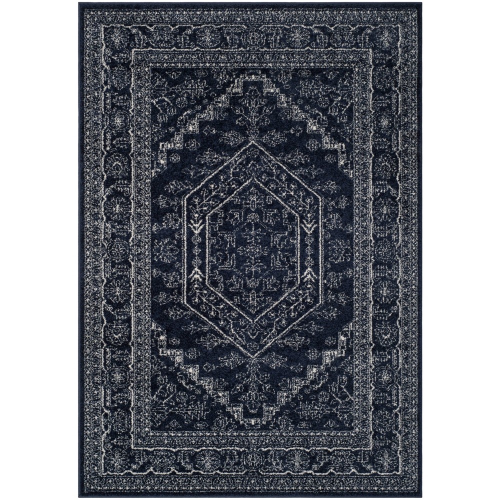 6'x9' Medallion Area Rug Navy/Ivory - Safavieh