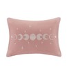 Sapphtopaz 4-Piece King/Cal King Velvet Duvet Cover Set, Diamond Quilted King Quilt Bedding Set with 2 Shams & Pillow -Blush - 4 of 4