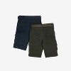 RAW X Boy's 2 pack Combo Belted Twill Cargo Shorts - 2 of 4