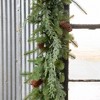 Park Hill Collection Mixed Evergreen Garland with LED Lights - 2 of 3